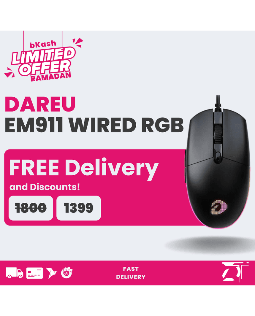 Dareu EM911 | RGB 60g Gaming Mouse
