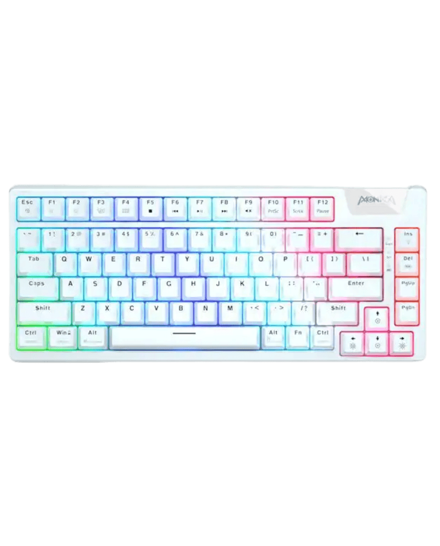 MONKA AE75 Wired Gasket RGB Mechanical Hotswappable Keyboard