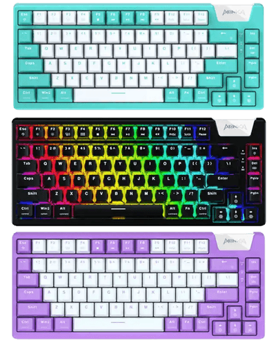 MONKA AE75 Tri-Mode Gasket Hotswappable RGB Mechanical Keyboard_img_0
