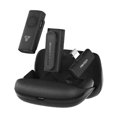 Fantech LEVIOSA AIR WMV21L Dual Mic Lightning Wireless Microphone_img_0