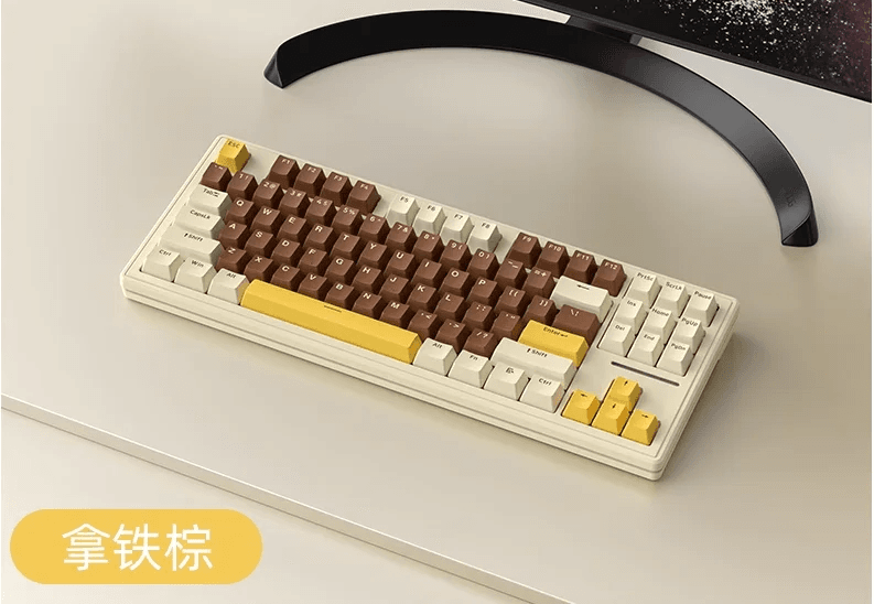 (Sold Out) XINMENG M87 PRO Wired ICE BLUE BACKLIT Gasket Mounted Hot-Swappable Mechanical Keyboard