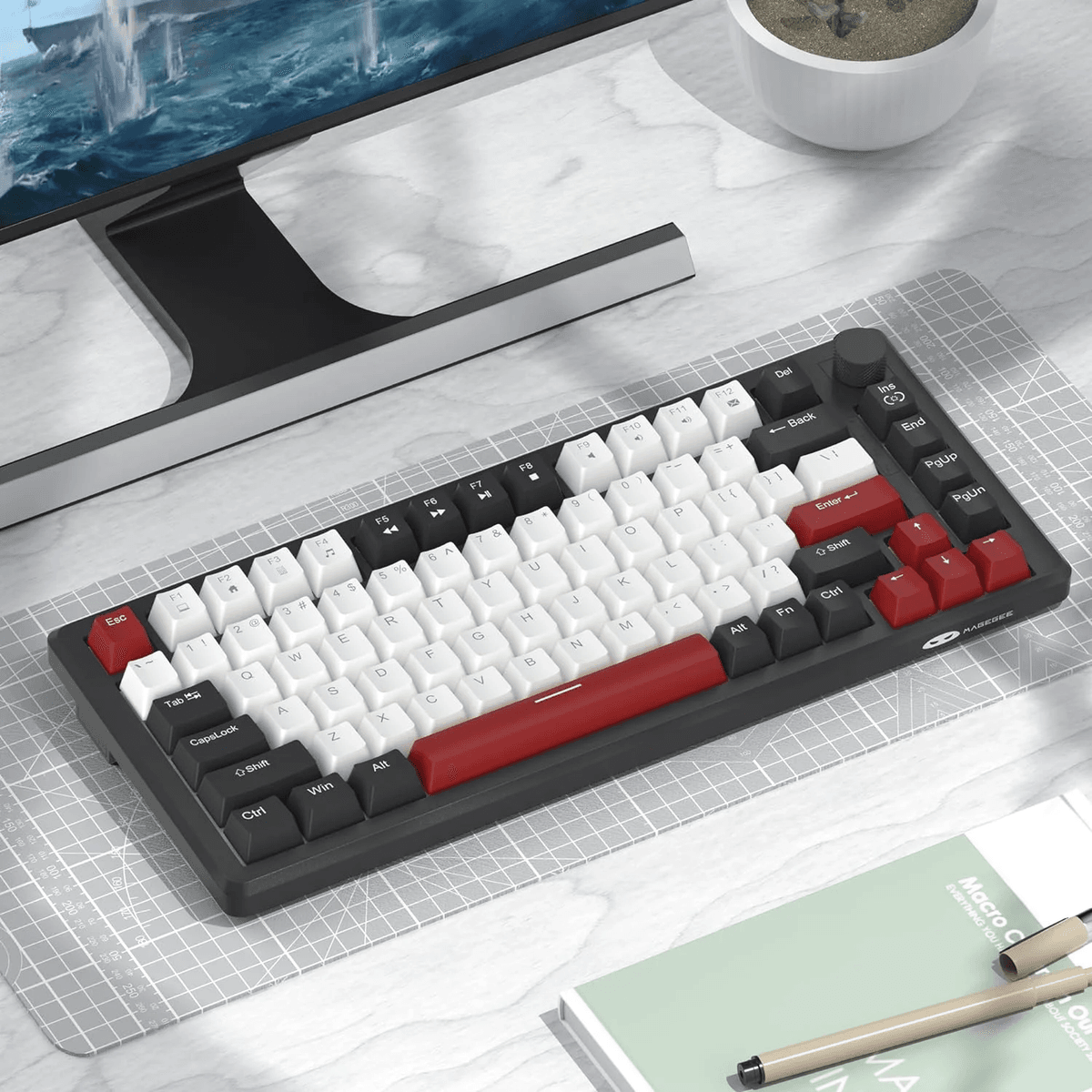 (Sold Out) MAGEGEE STAR75 Wired Mechanical Keyboard - Red Switch