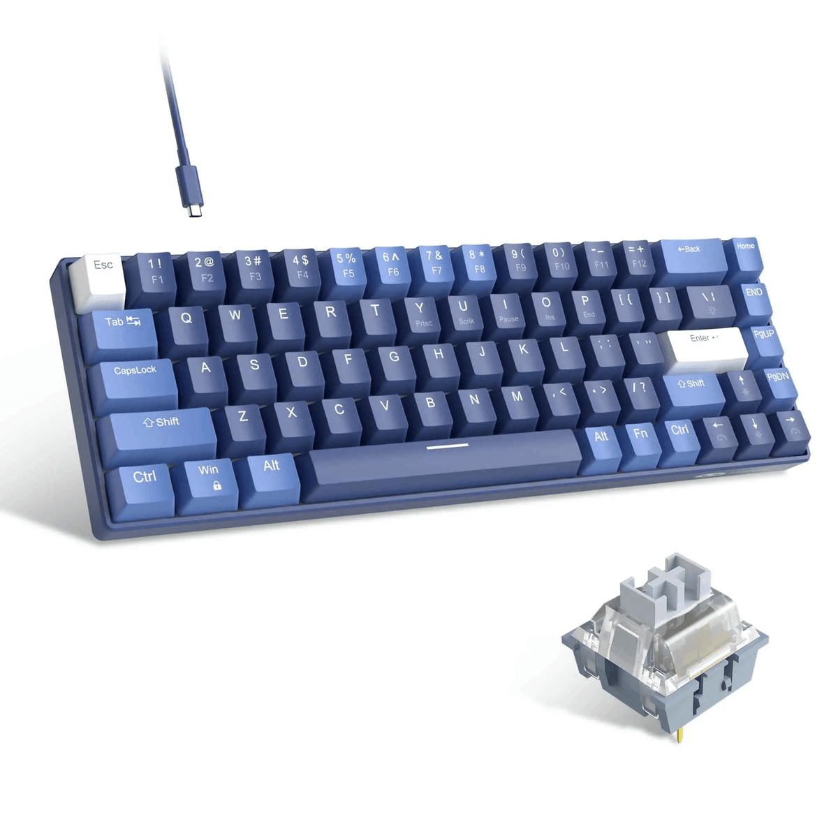 (Sold Out) MAGEGEE MK-BOX (UPGRADED VERSION) 68 Keys Hotswap Mechanical keyboard
