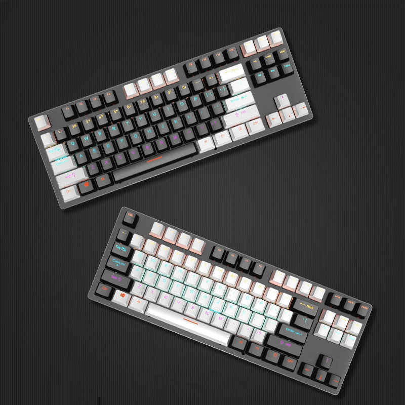 LEAVEN K550 TKL 87 Keys Hot Swappable Wired Mechanical Gaming Keyboard