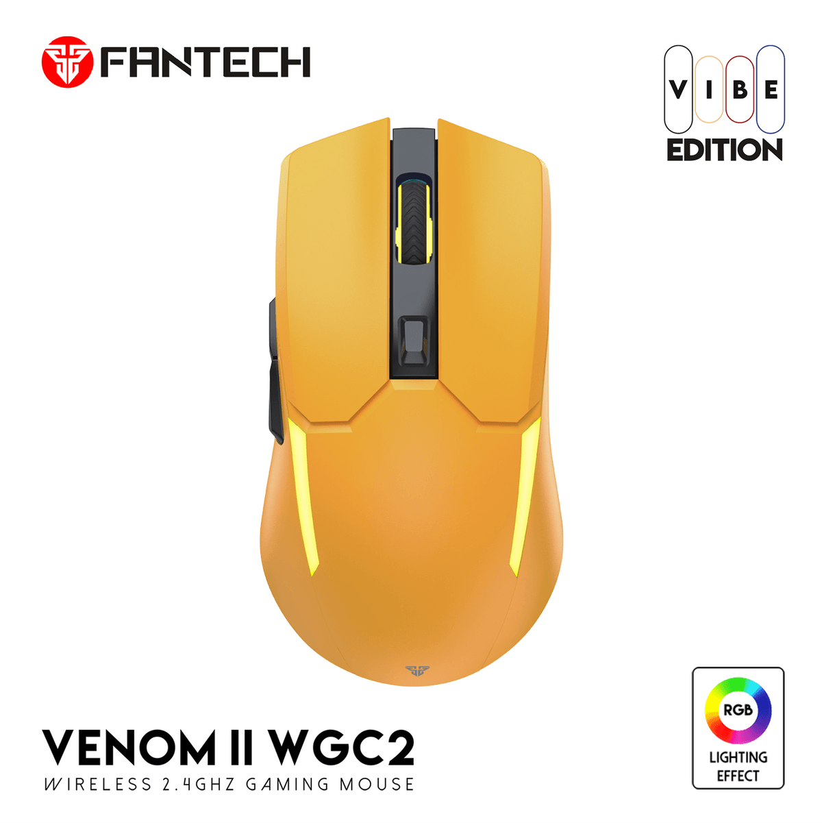 FANTECH VENOM II WGC2 VIBE EDITION 2.4GHZ WIRELESS GAMING MOUSE