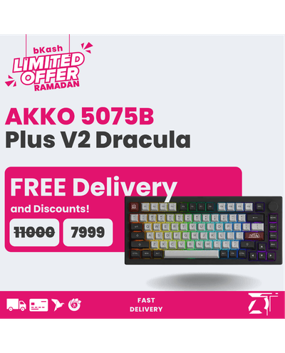 Akko 5075B Plus V2 Dracula Castle 75% Hot Swappable Mechanical Keyboard_img_0