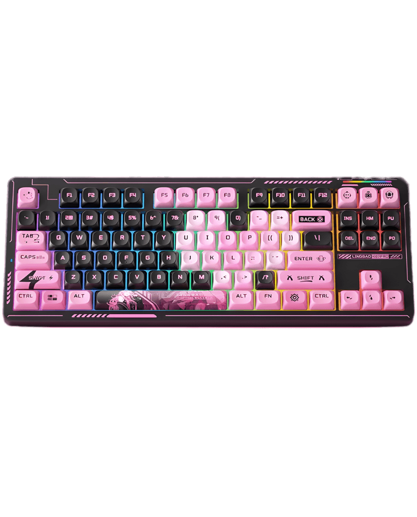 LINGBAO K87 Pro Customized Mechanical Gaming Keyboard Elenia Edition