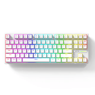 (Stock Out) MONKA 3087 Gasket Mount | Rainbow Backlit | Semi Hot-Swappable | Mechanical Keyboard_img_1