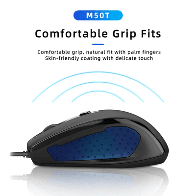 ThundeRobot M50T USB Mouse and Mousepad Combo | 2-in-one combo_img_1