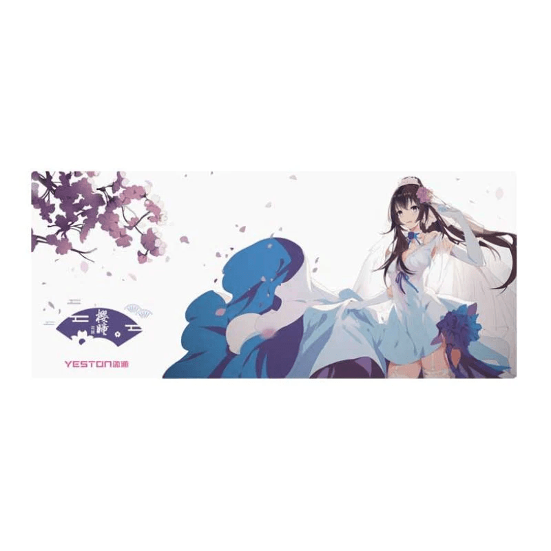 (Stock Out) Yeston Sakura Mouse pad | Thick Extended Mouse Mat Non-Slip Spill-Resistant Desk Pad