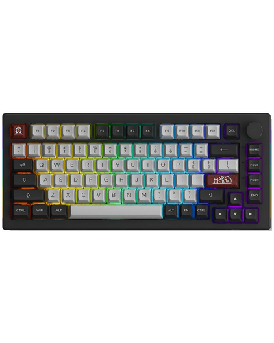Akko 5075B Plus V2 Dracula Castle 75% Hot Swappable Mechanical Keyboard_img_1