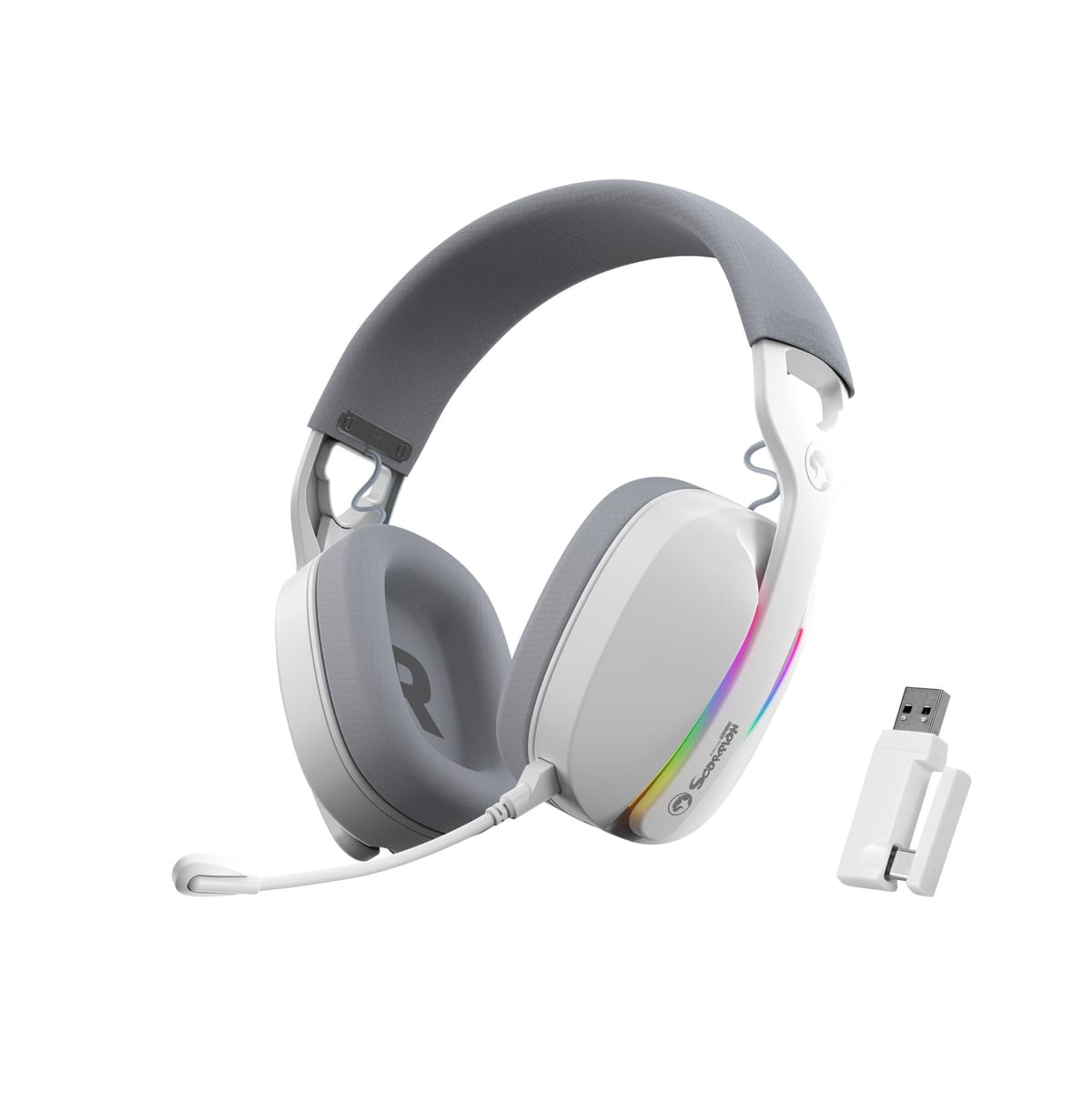 (Stock Out) MARVO Pulz 70W RGB LIGHTWEIGHT WIRELESS GAMING HEADSET