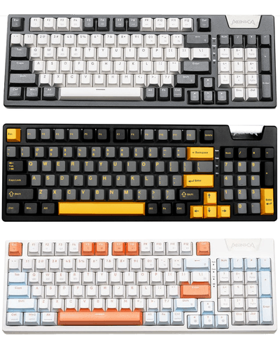 MONKA AE98 Tri-Mode Gasket Hotswappable RGB Mechanical Keyboard_img_0