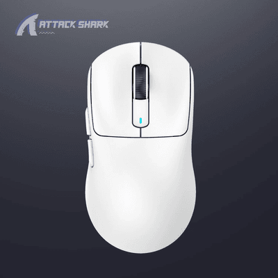 (Stock Out) Attack Shark X3 49g PAW3395 Tri-Mode Wireless Gaming Mouse_img_4