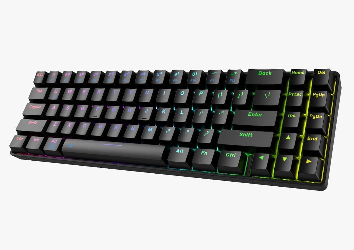 Dareu EK871 GTR – RGB Hot Swappable Wireless Mechanical Keyboard