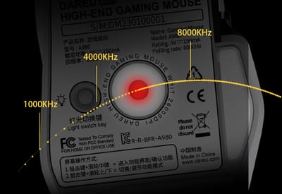 DAREU A980 Wired 8Khz Gaming Mouse With TFT Display_img_5