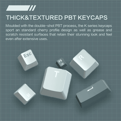 (Sold Out) Thunderobot K87 Hot-Swappable Mechanical Keyboard Bright Cream/Mint - Red Switch_img_6