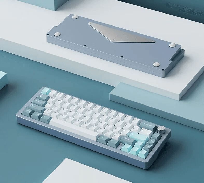 XINMENG A66 Aluminium Alloy Keyboard - Blackplum Switch